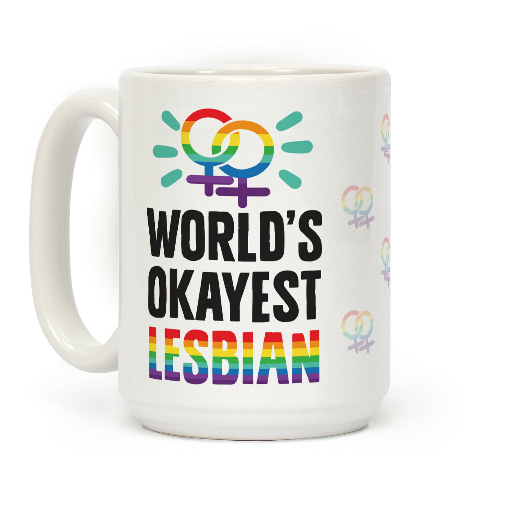 World's Okayest Lesbian Coffee Mug